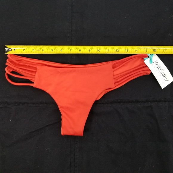 Kat Cow Designs Bikini New Top and Bottom Size Xl - Picture 3 of 8
